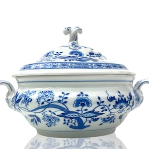 Blue Onion Soup Tureen | 1.5L Terrine | 1Pcs | Hutschenreuther (Rosenthal)