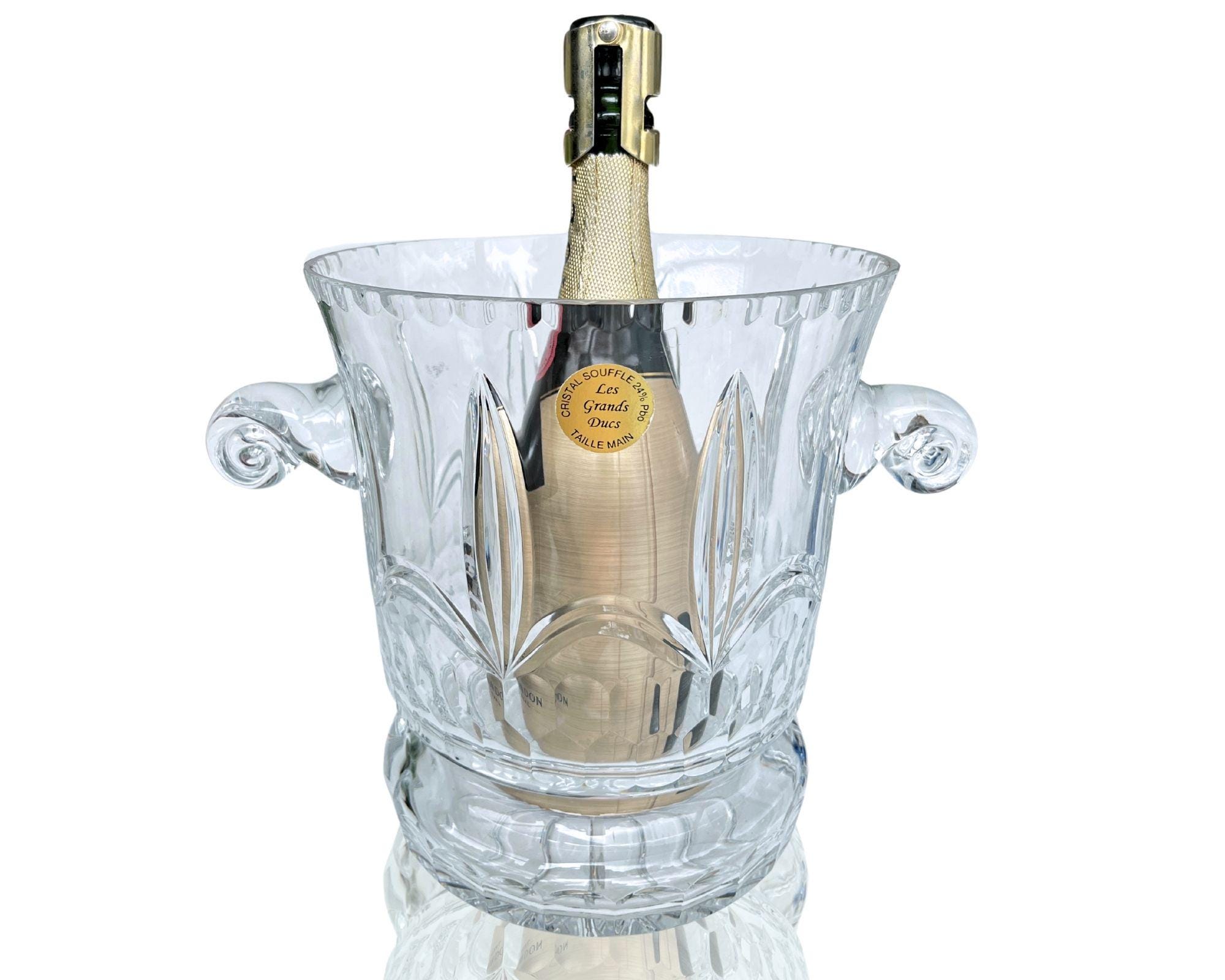 French Champagne Bucket | XXL Size | Lily Decor | Lorraine Crystal
