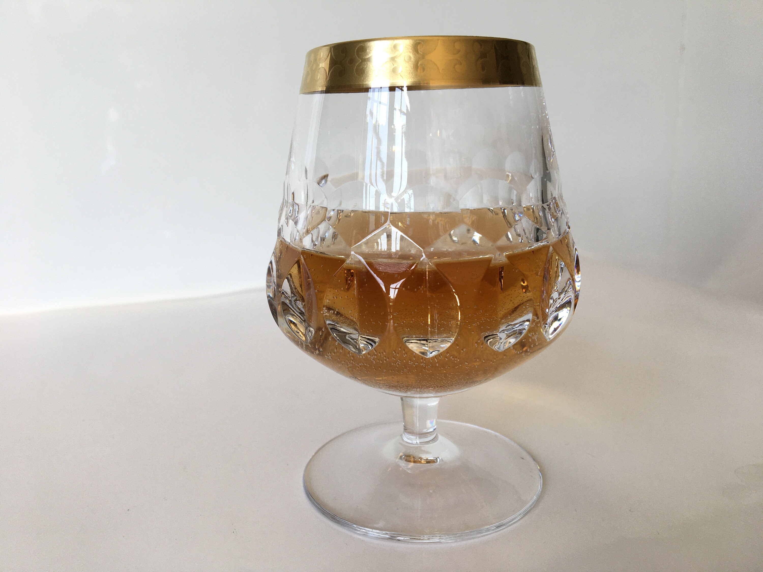 6x Crystal Brandy Snifters Cognac glasses with 24K Gold Trim Etsy