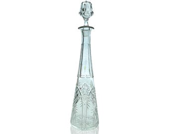 Decantador de whisky | Pirámide de cristal | Bélgica