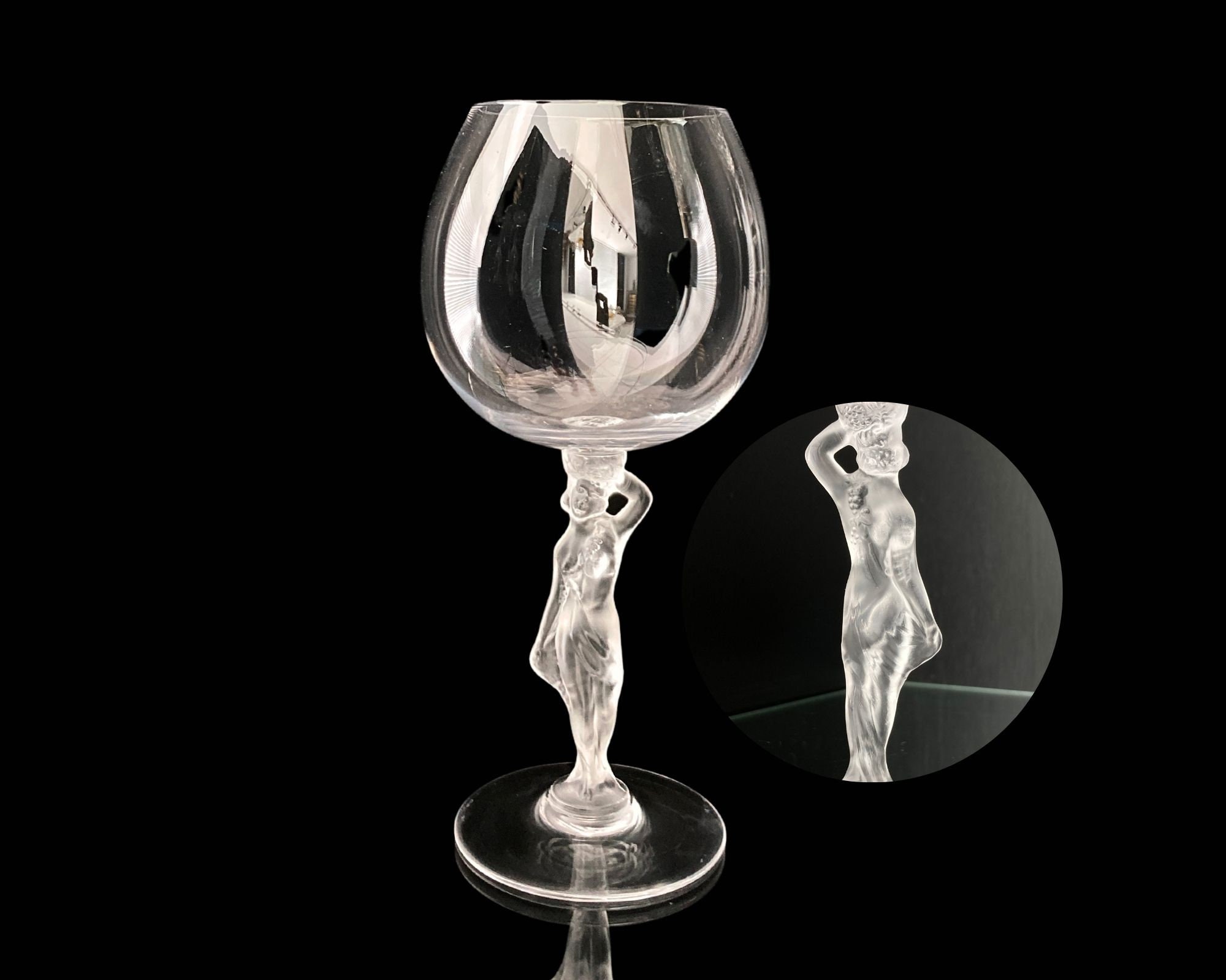 Crystal Venus Wine Glass Set