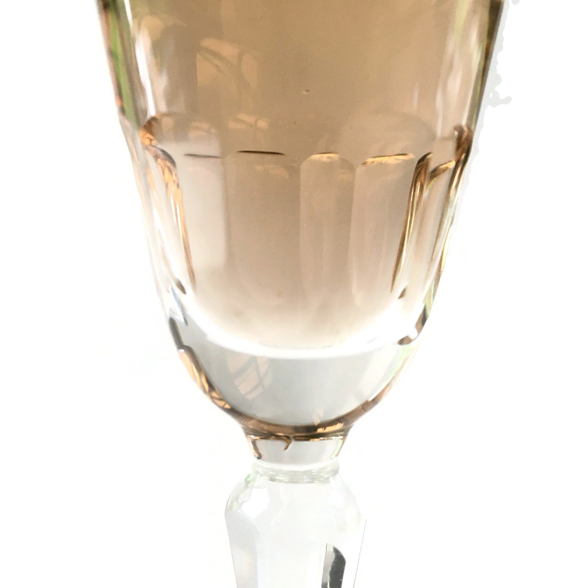 8x antike Champagner Flöten Champagner Gläser mit Gold Trim / | Etsy