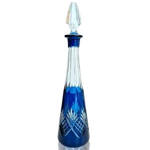 Saint Louis Decanter | 1Pcs | French Blue Pyramid Carafeet