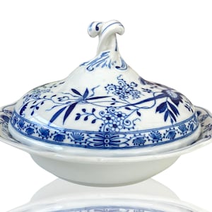 Blue Onion Tureen | 1Pc | Round Porcelain | Hutschenreuther Selb | ca 1935et