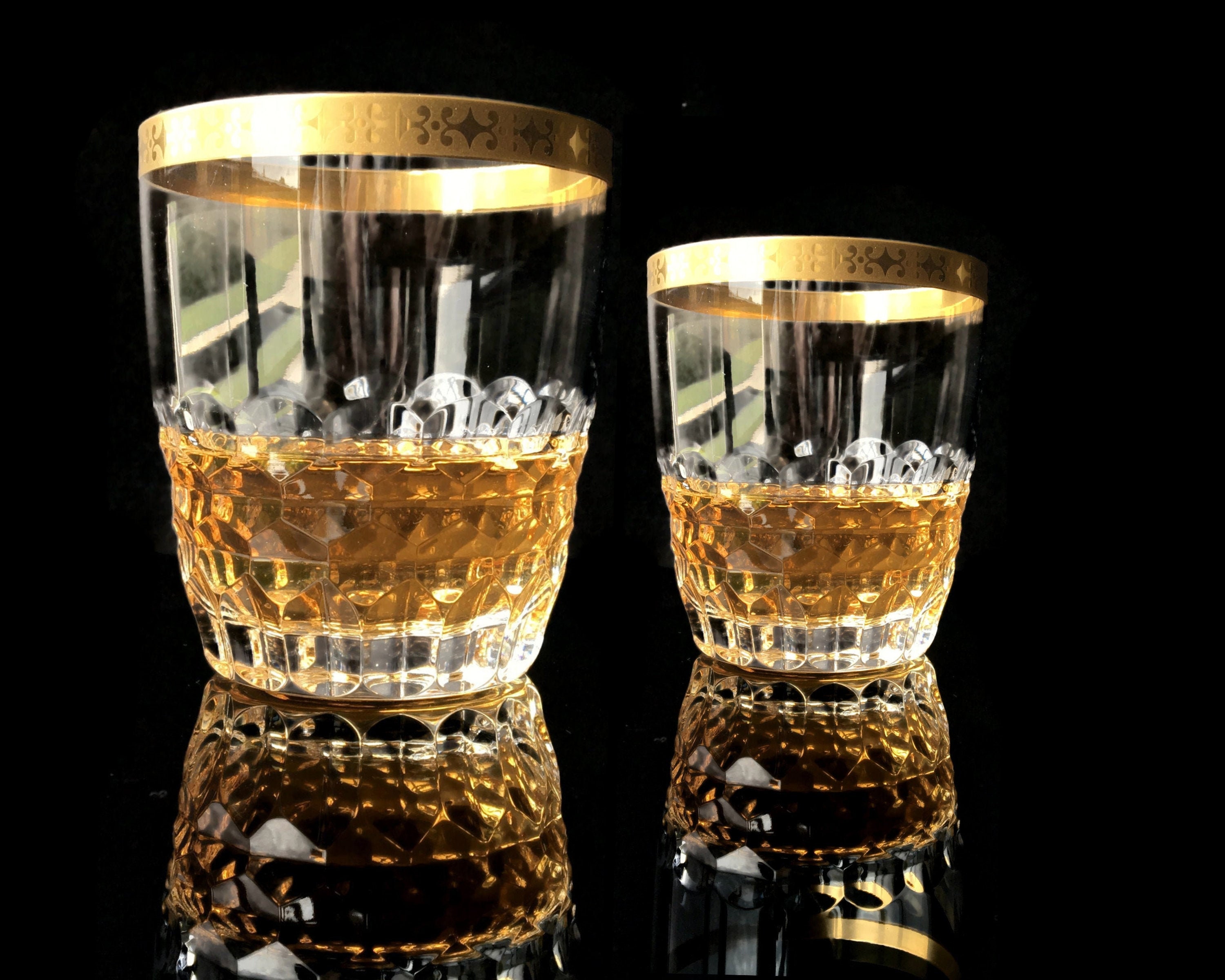 Viski Polyfaceted Crystal Wine Glasses, 2 pk - Fred Meyer