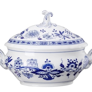 3.5l Blue Onion Tureen | Blue and White Porcelain | Hutschenreuther