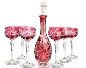 赤色エッチングデザインデカンタ 赤色エッチングデザインデカンタ 赤色エッチングデザインデカンタ Best