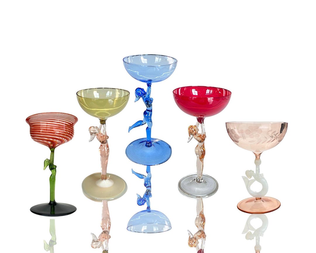 Fritz Lample Art Glass | 1pc | Cordial Glass | Lauscha Bimini - Etsy