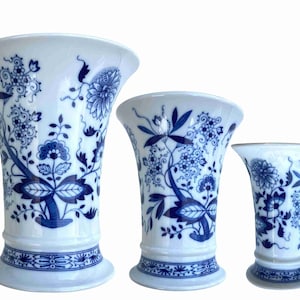Blue Onion Porcelain Vase | 1Pcs | Select your size | Hutschenreuther