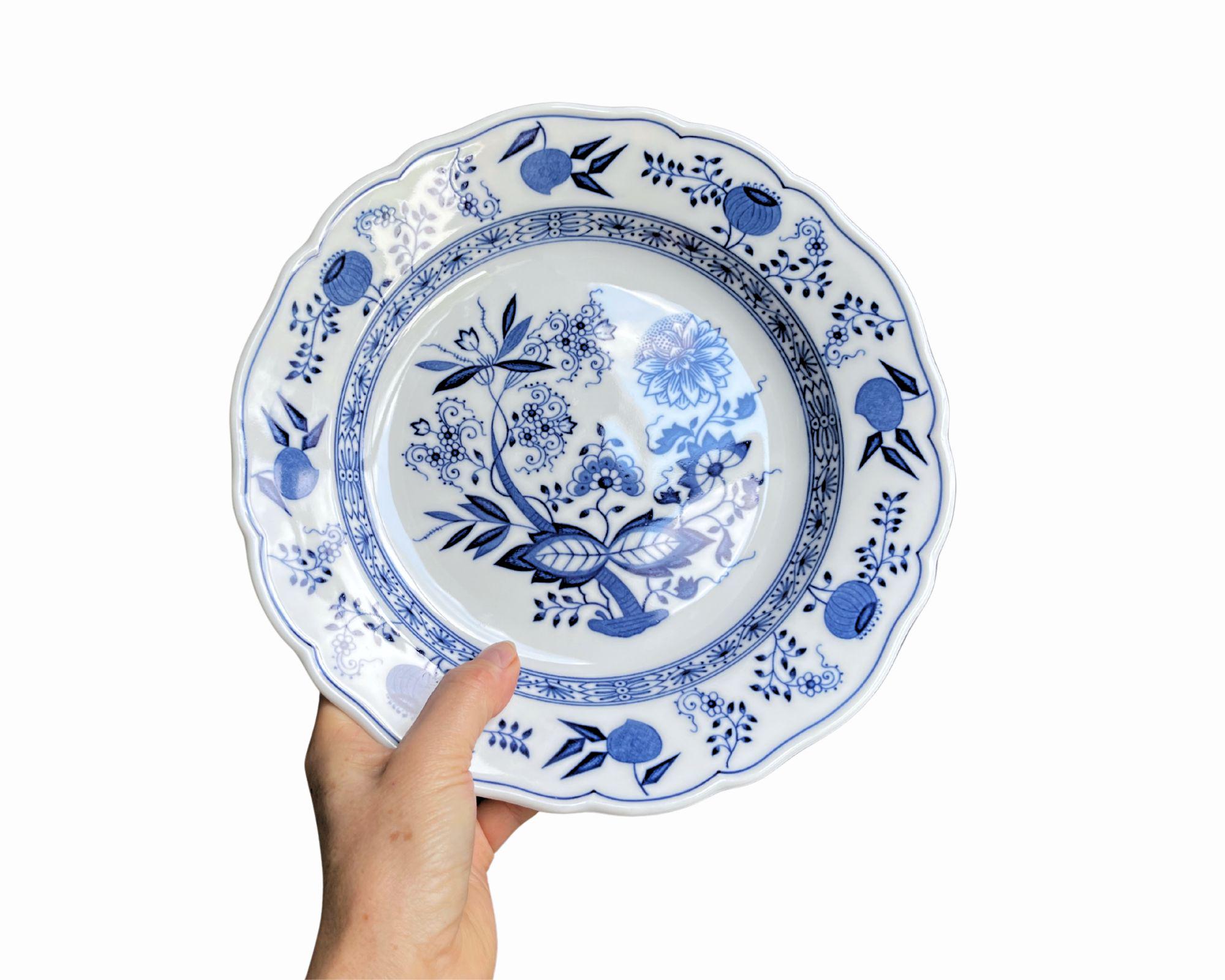 HUTSCHENREUTHER ブルーオニオン 小皿 5枚セット 2005 Hutschenreuther