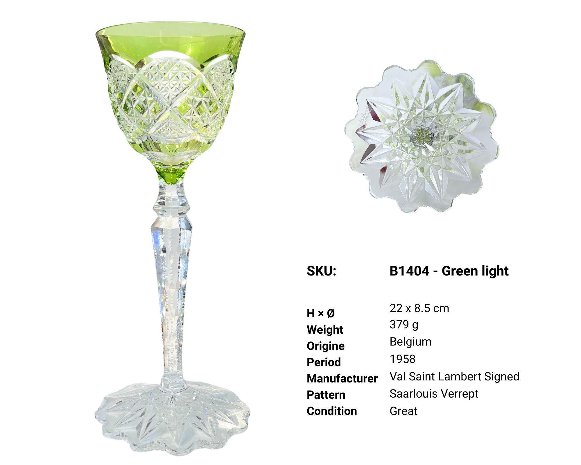 Val Saint Lambert | Saarlouis, Saarbrucken, Verrept | Wine Glasses