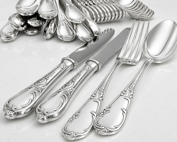 Cutlery Set | French Silver Plate Flatware | Choice of Sets - Etsy