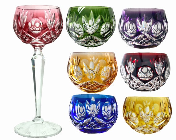 Cut crystal wine glasses deals