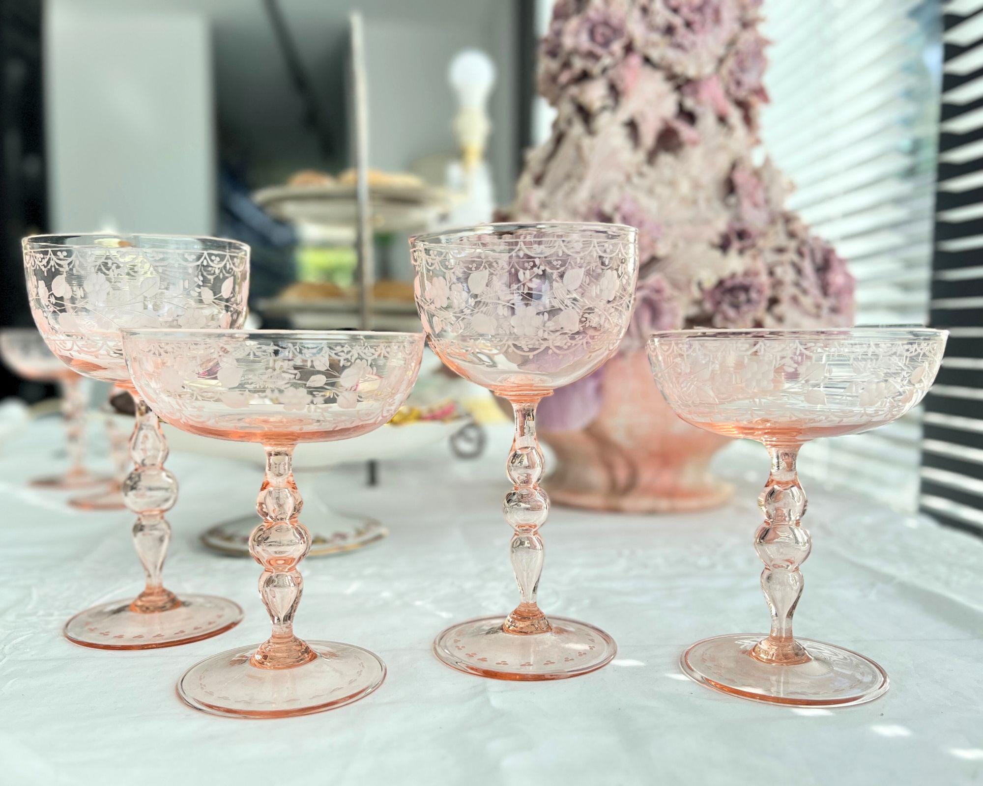 Venetian Mouthblown Glasses | 35pcs | Murano Salviati | About 1900