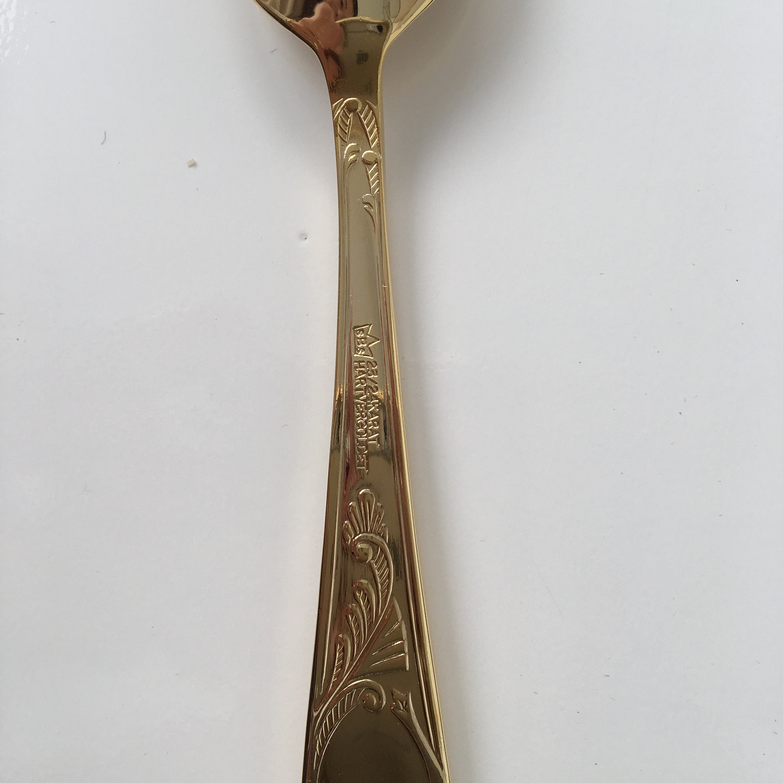 Gold Dessert Spoons 6pcs 24K Gold Plated Flatware Kings Etsy UK