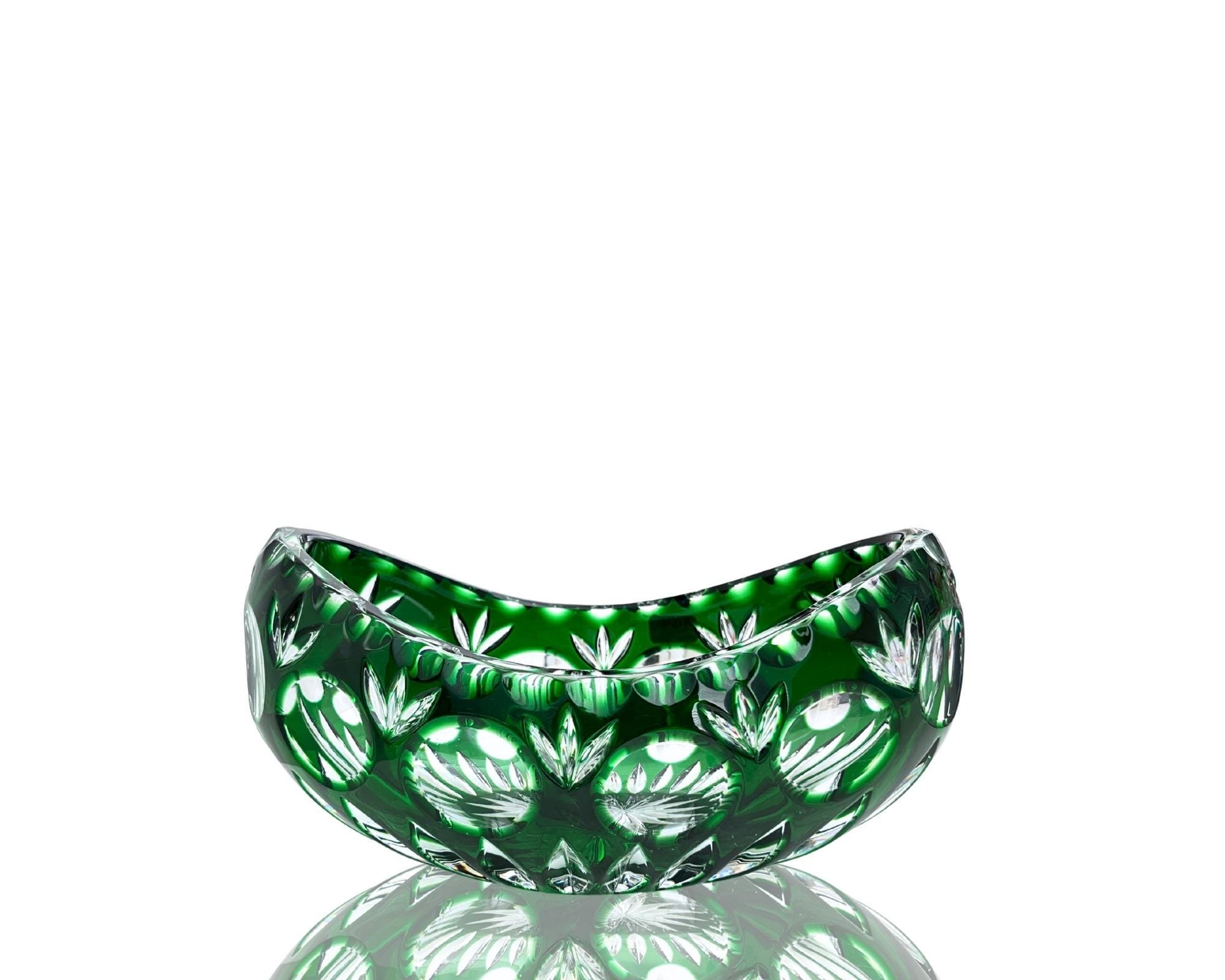 NORDBOHM Crystal 花瓶？ 西ドイツ製 NORDBOHM グリーン