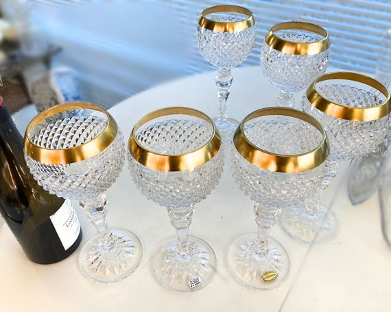 a crystal drinking glass Crystal Cocktail Glasses with Stars | Cocktail & Specialty Glasses main image 0