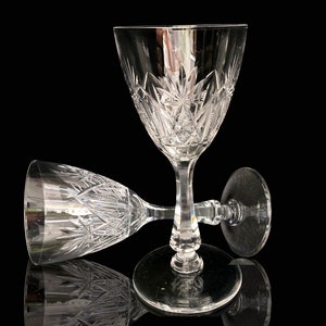 Val Saint Lambert Wine Glasses | Wine Goblets | Different Sizes | Sound!