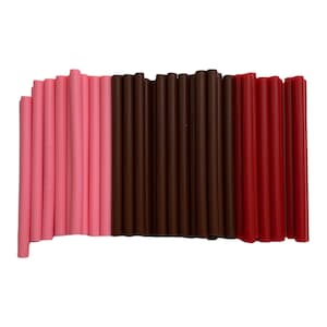 10 - 4 inch colored glue sticks, mini colored hot glue