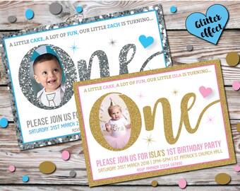 1st birthday invitations boy etsy