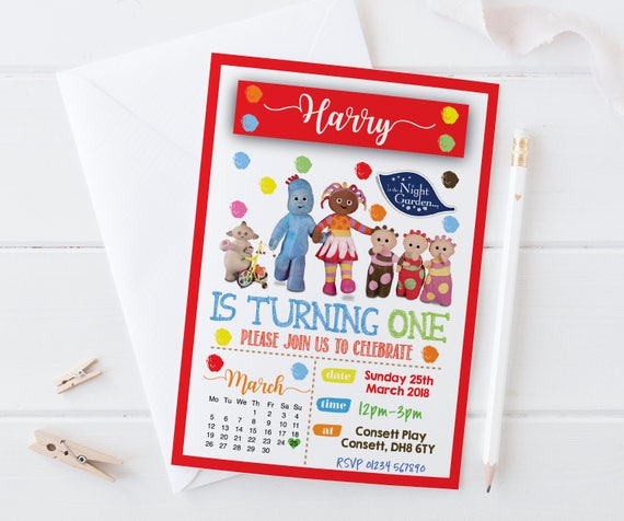 10 PERSONALISED CBEEBIES PHOTO BIRTHDAY PARTY INVITATIONS INVITES BOY GIRL