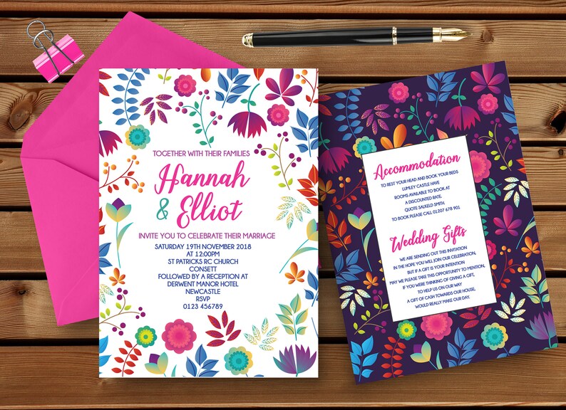 10 Personalised Wedding Invitations Invites Or Evening