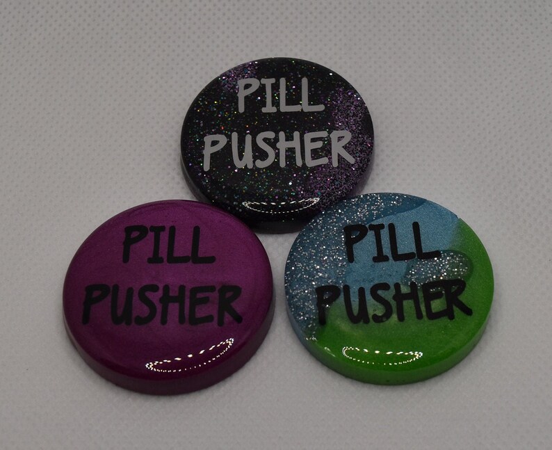 Pill Pusher Badge Reel Etsy