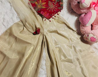 Dark pink and Chikku Sharara Outfit Size 26