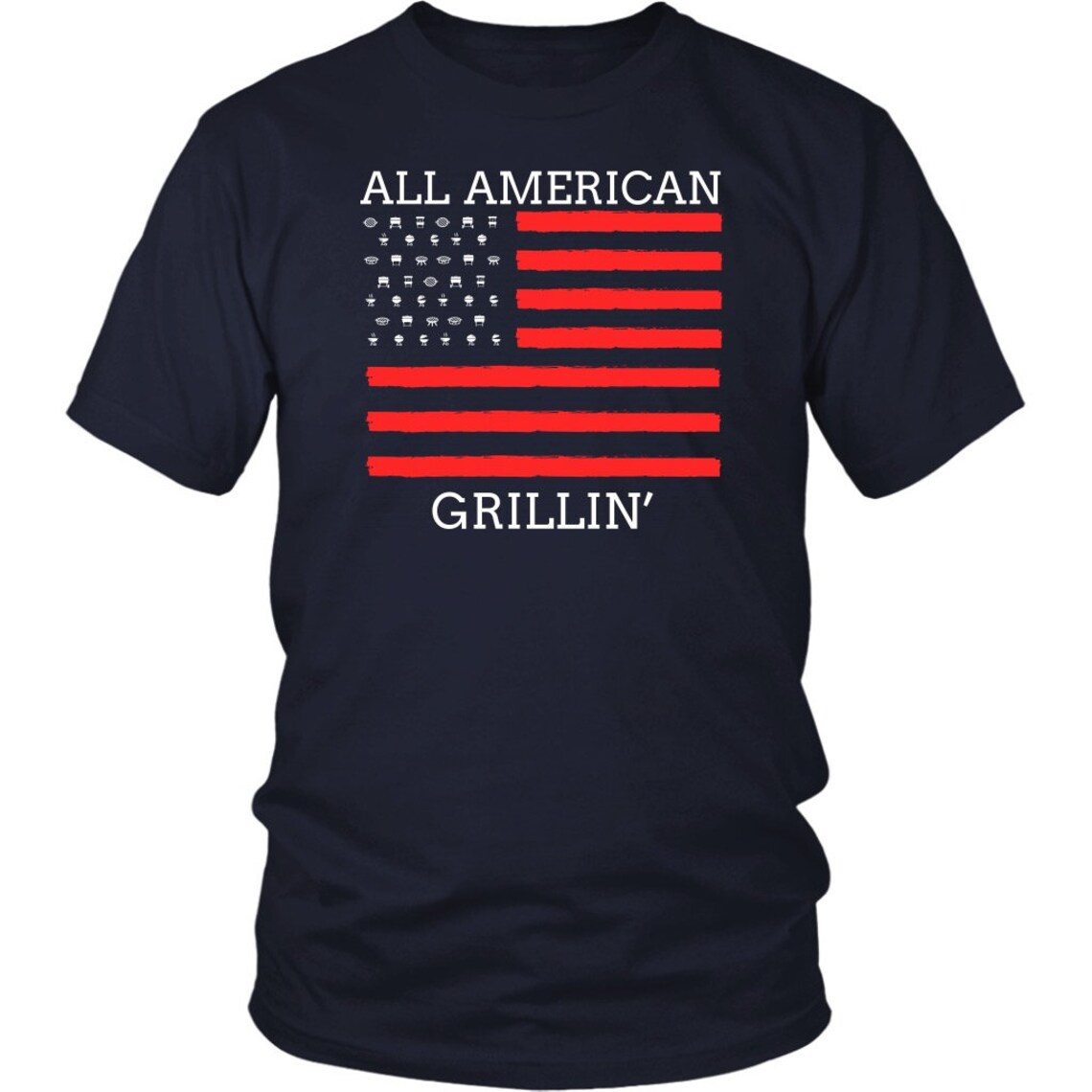 All American Grillin USA Patriotic BBQ Cool Funny Gifts Gag | Etsy