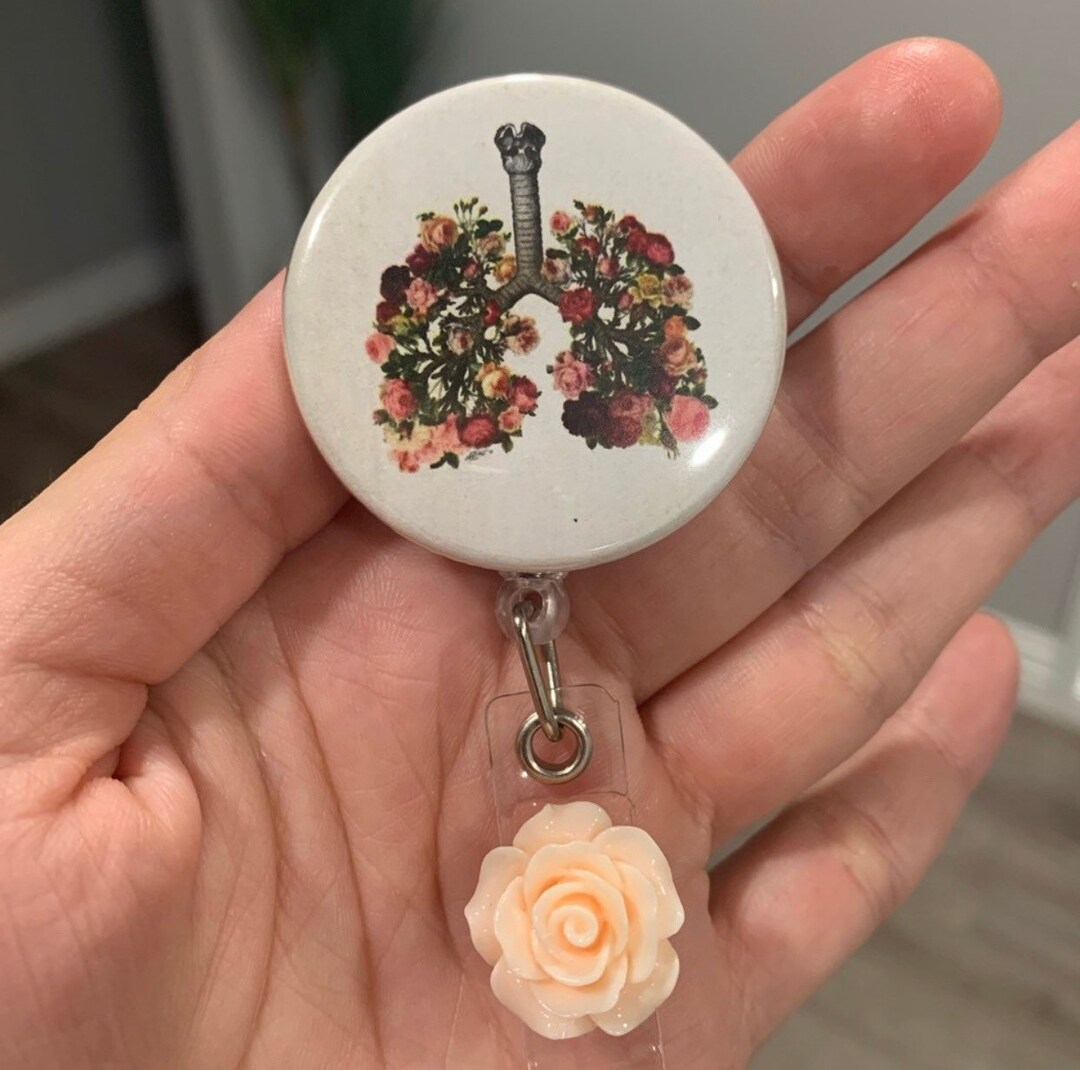 Respiratory Therapist Badge Holder Nurse Badge Etsy