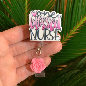 Nurse/Nurse Squad/Emergency Room/Wound Nurse/Blessed Nurse Badge Holders/Retractable Badge Reels/Badge ID