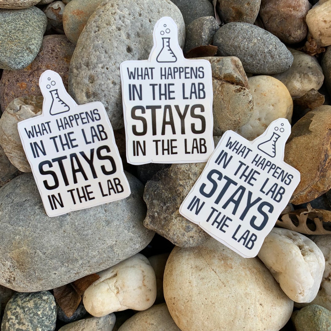 Set of 3 Lab Technician Stickers, Decal Sticker, Nurse Stickers, Gift ...