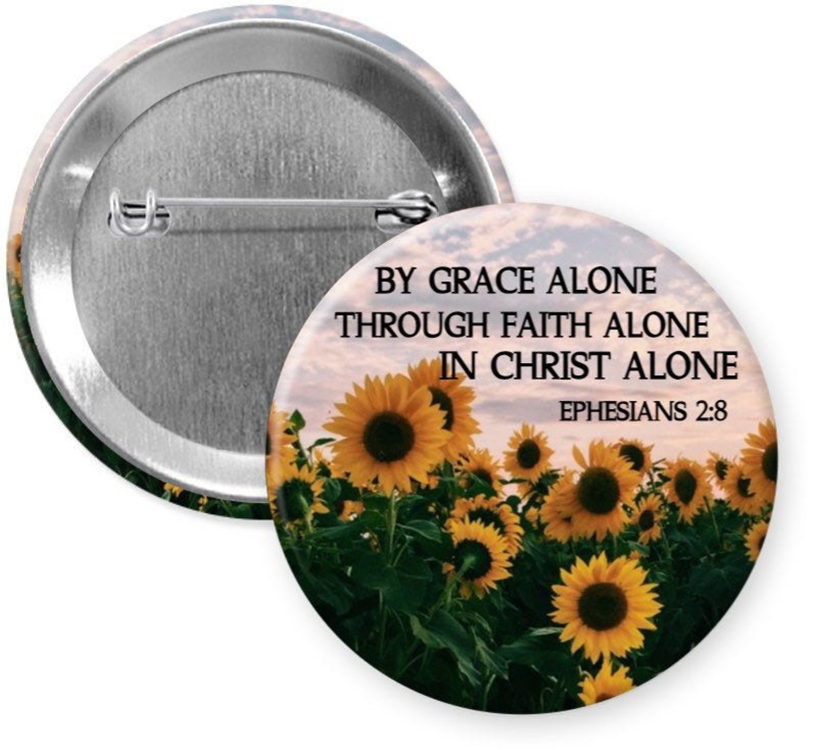 By Grace Alone Through Faith Alone In Christ Alone Bible Verse Etsy