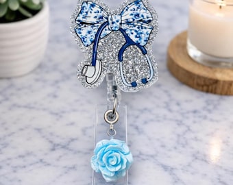 Nurse Retractable Badge Reel, ID Holder
