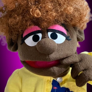 Muppet Style Professional Female Puppet - Full Body - Custom made by Maker Dave Baker at the Puppet Arts Workshop.