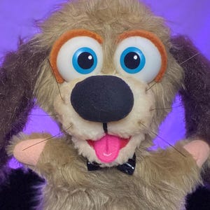 Handmade Dog Puppet – Professional Glove Puppet for Performers, Educators & Collectors – Adorable, Unique, Full of Personality