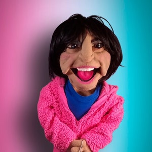 Unique Muppet Style Professional Puppet -  &quot;Sassy Queen&quot; Personality - by Maker Dave Baker - Puppet Arts Workshop