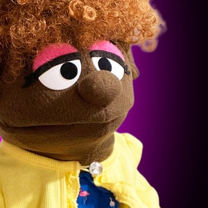 Muppet Style Professional Female Puppet - Full Body - Custom made by Maker Dave Baker at the Puppet Arts Workshop.