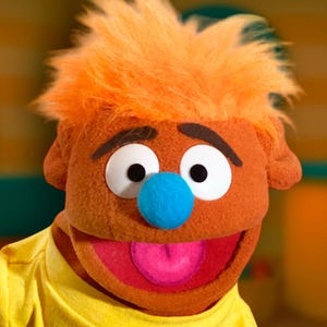 Professional Muppet-Style Half Body Puppet – Handmade Performance Rod Puppet – Original Character –Perfect for Shows & Videos