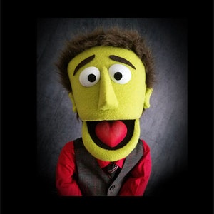 Unique Muppet Style Professional Puppet - Great Style and Personality - by Maker Dave Baker - Puppet Arts Workshop