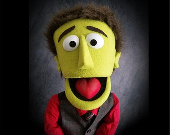 Unique Muppet Style Professional Puppet - Great Style and Personality - by Maker Dave Baker - Puppet Arts Workshop