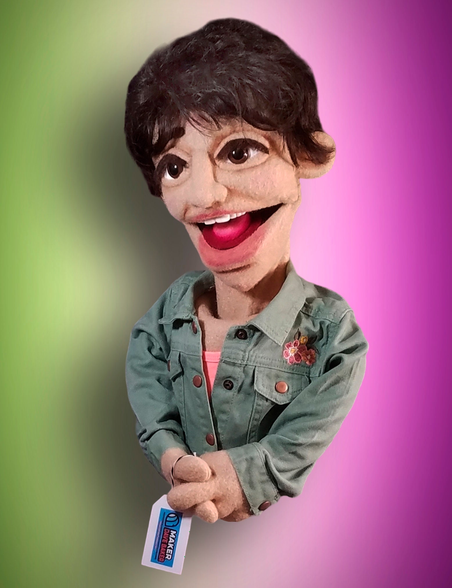 Unique Muppet Style Professional Puppet easy Going Personality by Maker