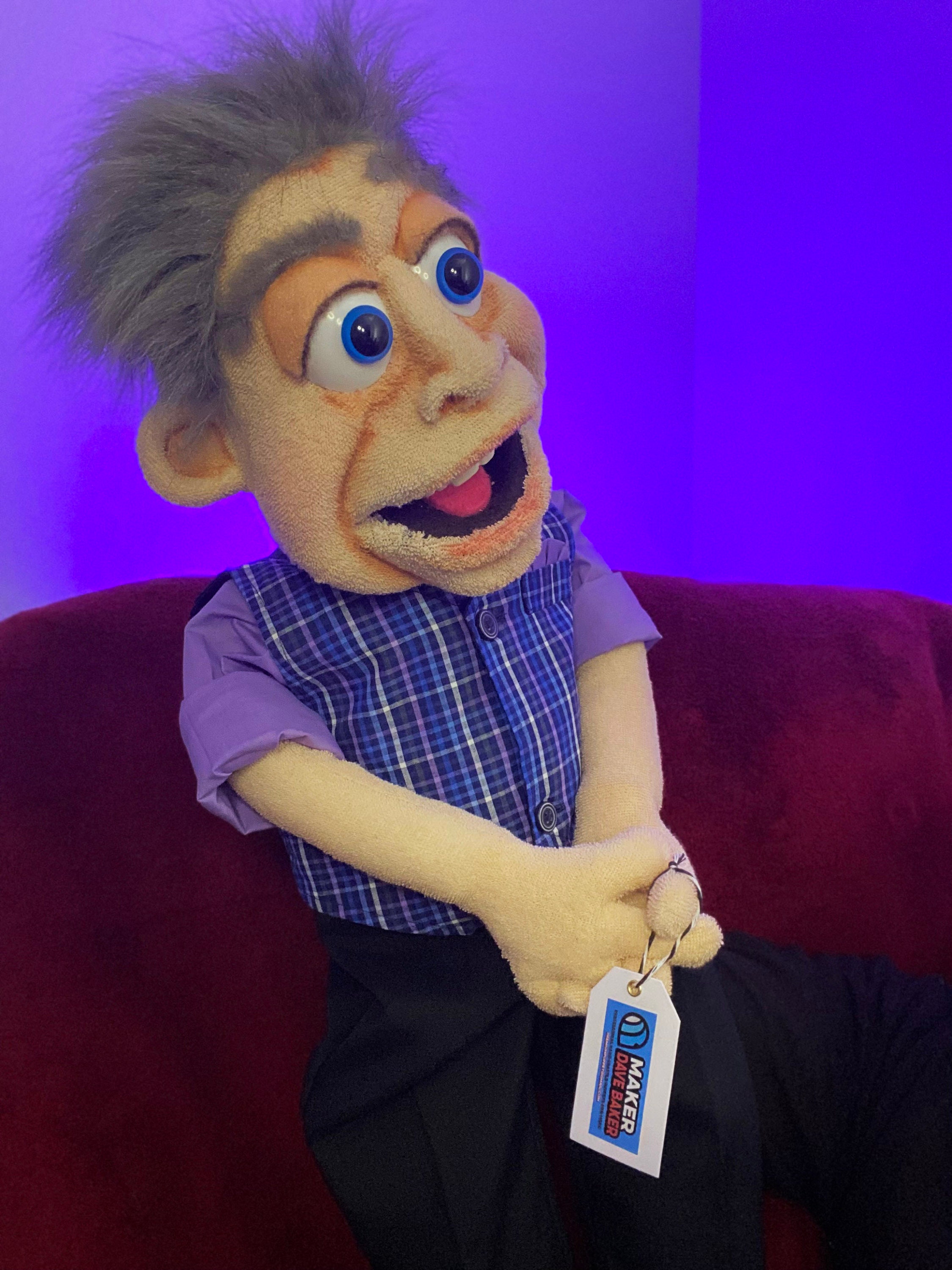 Professional Full Body Puppet Fun, Comedic Personality Soft Sculpted