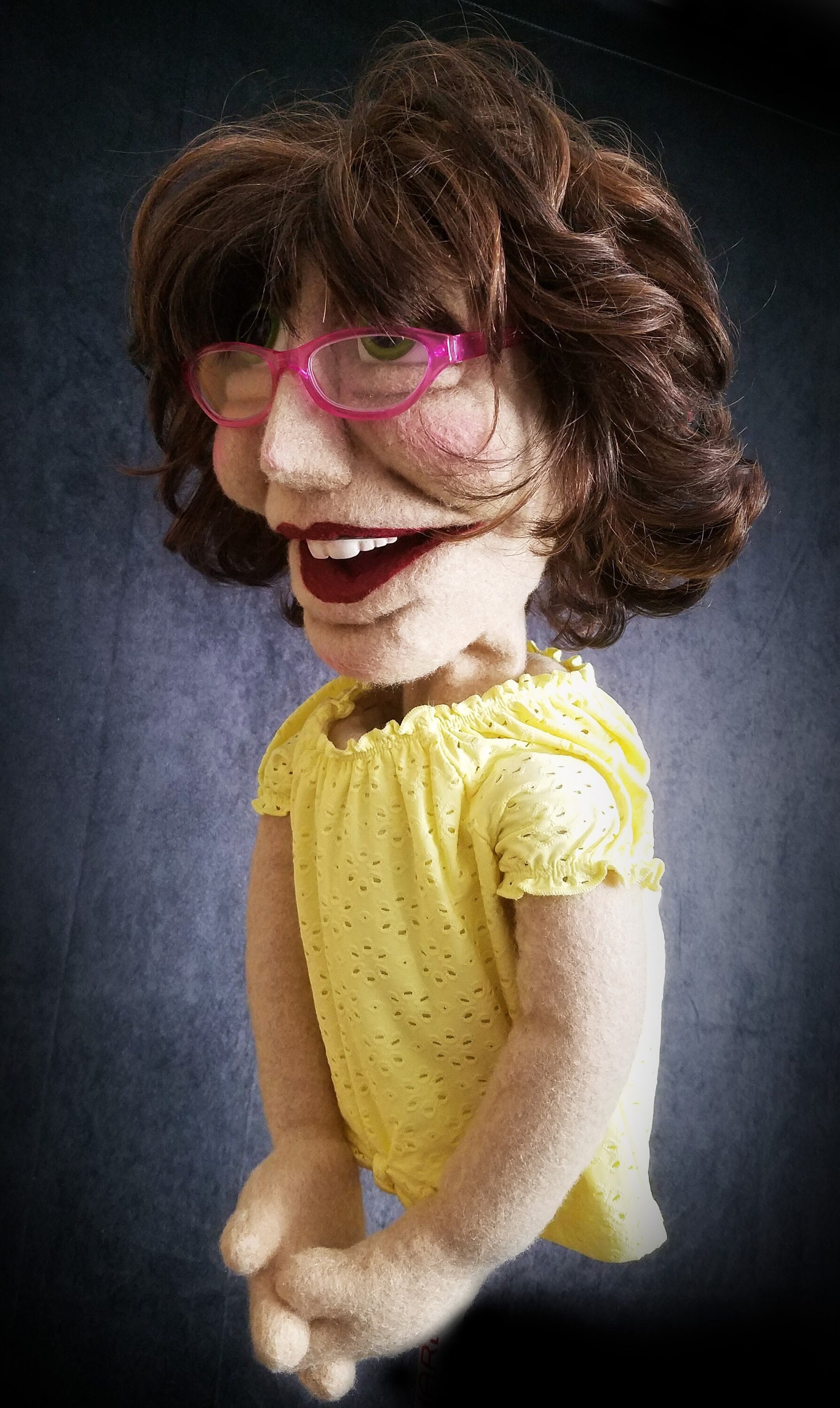 Professional Puppet Adorable Personality Soft Sculpted Lady Puppet
