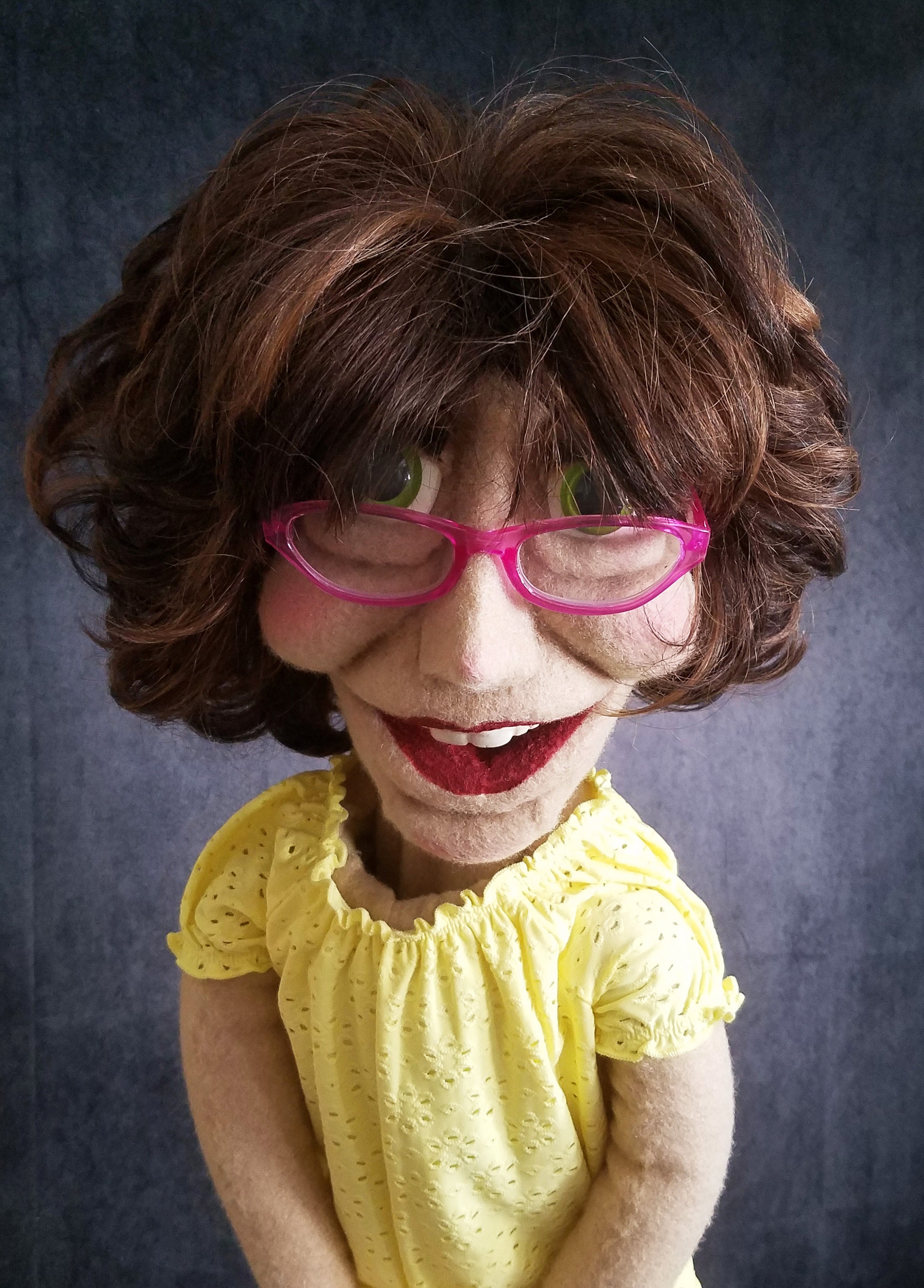 Professional Puppet Adorable Personality Soft Sculpted Lady Puppet