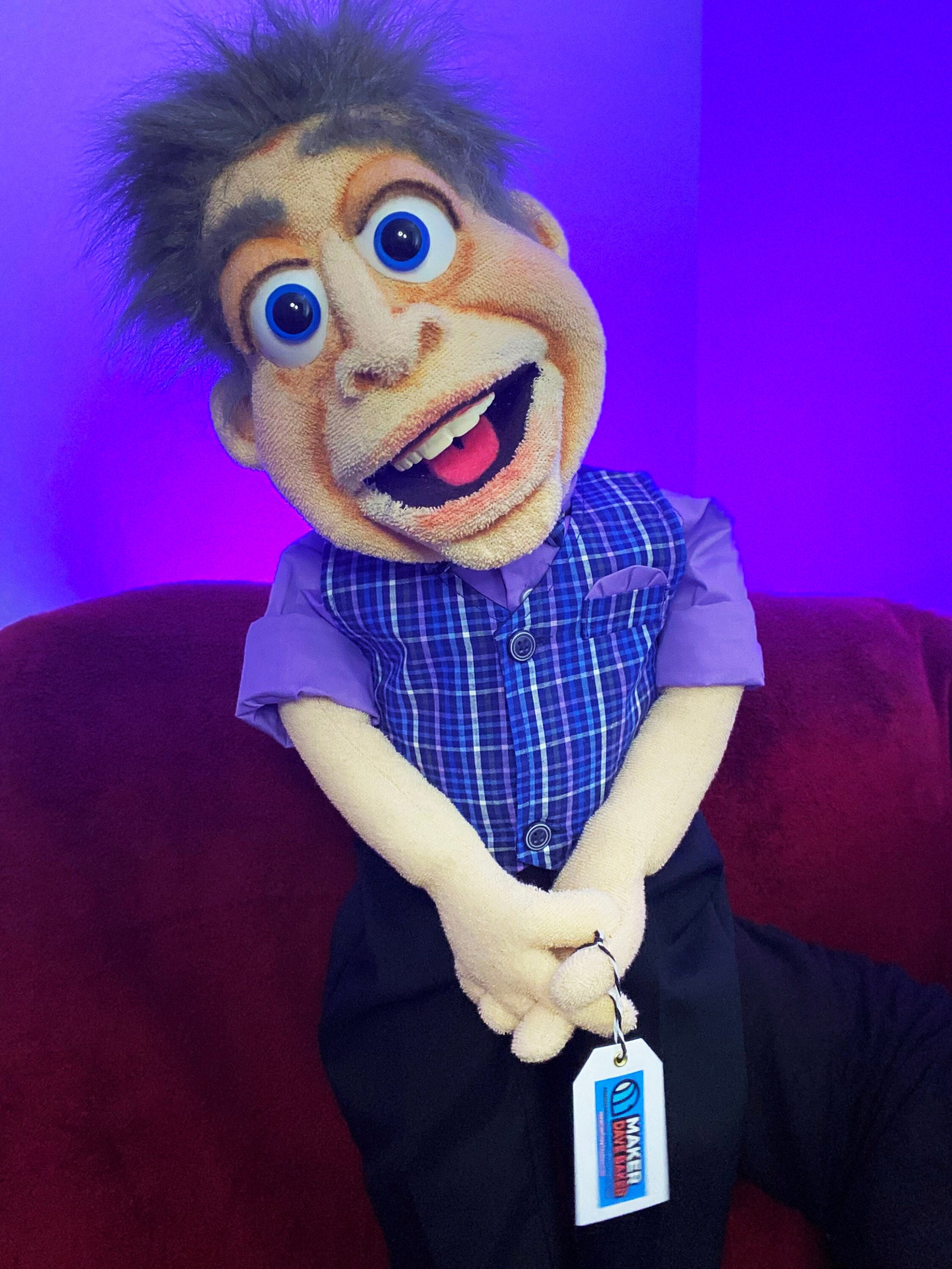 Professional Full Body Puppet Fun, Comedic Personality Soft Sculpted