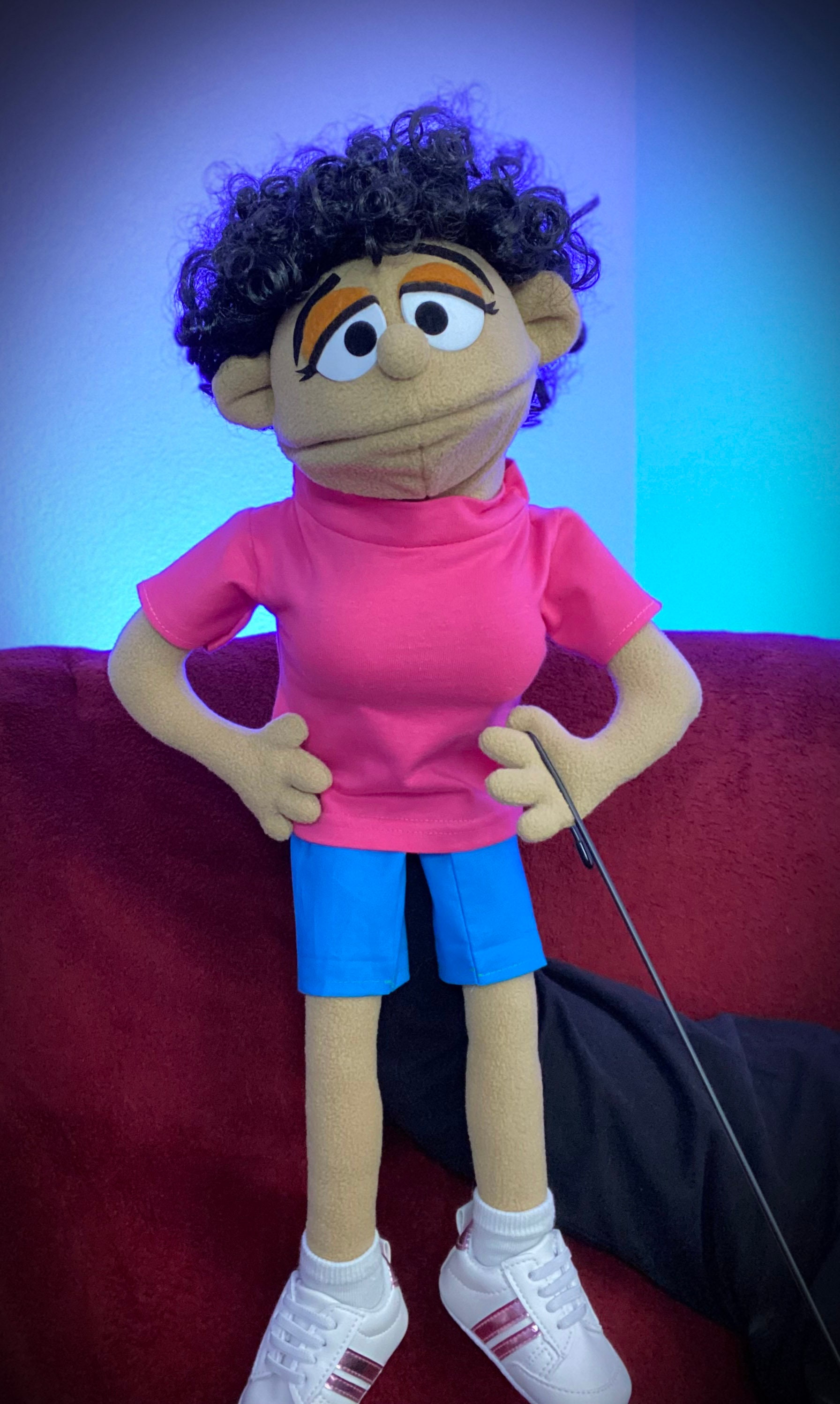 Muppet Style Professional Puppet Full Body Removable Legs Etsy