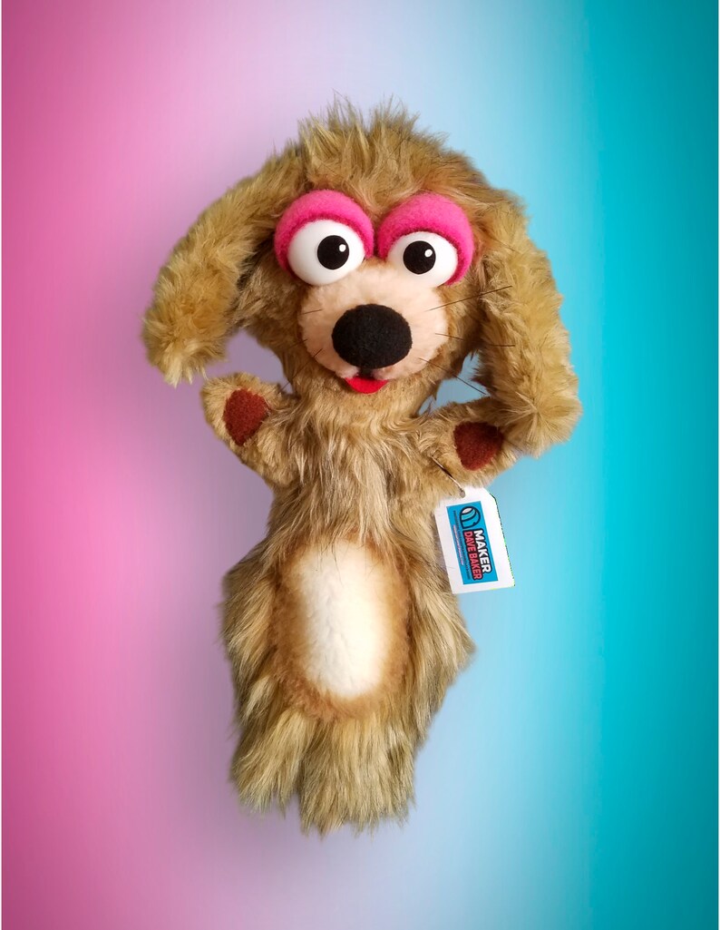 Professional Dog Glove Puppet Unique and Adorable Loads of Personality