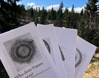 Nature Zine Set - 5 thru 8 - digital download