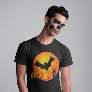 Vleermuisshirt, Halloween-shirt, Halloween-shirts voor heren en dames TSC101